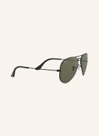 Ray-Ban Sonnenbrille RB3025 AVIATOR, Farbe: 002/58 - SCHWARZ/ GRÜN POLARISIERT (Bild 1)