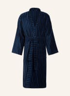 SCHIESSER Herren-Bademantel, Farbe: DUNKELBLAU/ BLAU GESTREIFT (Bild 1)