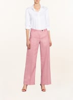 Soluzione Hemdbluse aus Jersey, Farbe: WEISS (Bild 1)