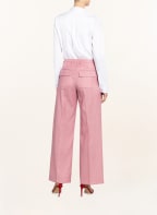Soluzione Hemdbluse aus Jersey, Farbe: WEISS (Bild 1)