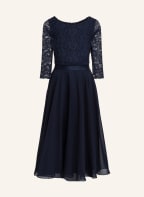 SWING Cocktailkleid mit Spitzenbesatz , Farbe: DUNKELBLAU (Bild 1)