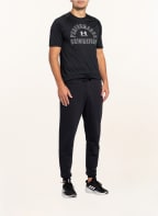 UNDER ARMOUR Sweatpants RIVAL, Color: BLACK (Image 1)