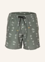 BRUNOTTI Badeshorts CRUNECO , Farbe: DUNKELGRÜN/ WEISS/ ORANGE (Bild 1)