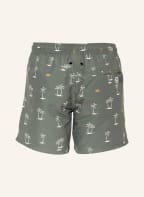 BRUNOTTI Badeshorts CRUNECO , Farbe: DUNKELGRÜN/ WEISS/ ORANGE (Bild 1)