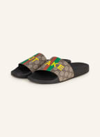 GUCCI Pantoletten GG SUPREME , Farbe: BRAUN/ HELLBRAUN (Bild 1)