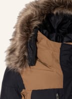 Columbia Parka MARQUAM mit abnehmbarem Kunstfellbesatz, Farbe: SCHWARZ/ HELLBRAUN (Bild 1)