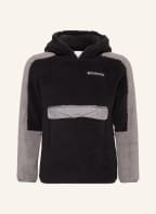Columbia Hoodie mit Teddyfellbesatz, Farbe: SCHWARZ/ GRAU (Bild 1)