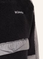 Columbia Hoodie mit Teddyfellbesatz, Farbe: SCHWARZ/ GRAU (Bild 1)