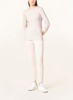 BOGNER Shirt LOUNA mit 3/4-Arm, Farbe: BEIGE/ WEISS (Bild 1)