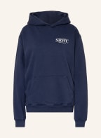 SPORTY & RICH Hoodie UPPER EAST SIDE, Farbe: DUNKELBLAU (Bild 1)