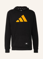 adidas Hoodie, Farbe: SCHWARZ/ ORANGE (Bild 1)