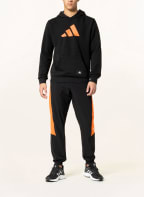 adidas Hoodie, Farbe: SCHWARZ/ ORANGE (Bild 1)