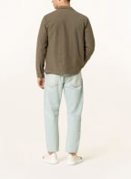 OLYMP Overshirt mit Leinen, Farbe: OLIV (Bild 1)