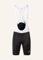 odlo Radhose ESSENTIAL mit Trägern und gepolstertem Einsatz, Farbe: SCHWARZ/ WEISS (Bild 1)