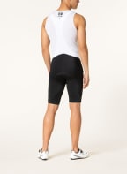 odlo Radhose ESSENTIAL mit Trägern und gepolstertem Einsatz, Farbe: SCHWARZ/ WEISS (Bild 1)