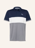 PUMA Performance polo shirt CLOUDSPUN, Color: DARK BLUE/ GRAY/ LIGHT GRAY (Image 1)