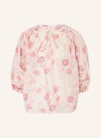 LOVE Stories Lounge-Shirt MERCI mit 3/4-Arm , Farbe: CREME/ HELLORANGE/ HELLLILA (Bild 1)