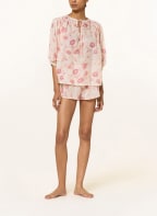 LOVE Stories Lounge-Shirt MERCI mit 3/4-Arm , Farbe: CREME/ HELLORANGE/ HELLLILA (Bild 1)