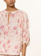 LOVE Stories Lounge-Shirt MERCI mit 3/4-Arm , Farbe: CREME/ HELLORANGE/ HELLLILA (Bild 1)