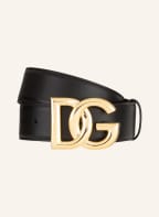DOLCE & GABBANA Ledergürtel, Farbe: SCHWARZ (Bild 1)