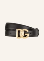 DOLCE & GABBANA Ledergürtel, Farbe: SCHWARZ (Bild 1)