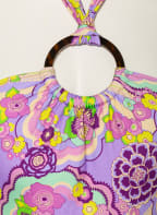 VILEBREQUIN Neckholder-Badeanzug RAINBOW FLOWERS, Farbe: HELLLILA/ FUCHSIA (Bild 1)