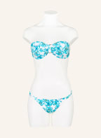 VILEBREQUIN Brazilian bikini bottoms ORCHIDEES , Color: WHITE/ TURQUOISE (Image 1)