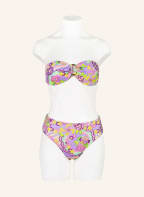 VILEBREQUIN Bandeau bikini top RAINBOW FLOWERS LUNE , Color: LIGHT PURPLE/ FUCHSIA/ LIGHT GREEN (Image 1)