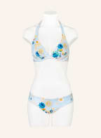 VILEBREQUIN Basic-Bikini-Hose BELLE DES CHAMPS , Farbe: HELLBLAU/ TÜRKIS/ DUNKELGELB (Bild 1)