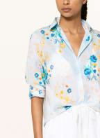 VILEBREQUIN Shirt blouse BELLE, Color: LIGHT BLUE/ TURQUOISE/ ORANGE (Image 1)