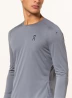 On Running T-shirt PERFORMANCE made of mesh, Color: GRAY (Image 1)