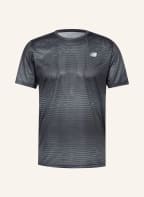 new balance Running T-shirt ACCELERATE, Color: BLACK/ DARK GRAY (Image 1)