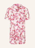 SCHIESSER Shorty pajamas VALENTINE, Color: CREAM/ PINK/ DARK RED (Image 1)