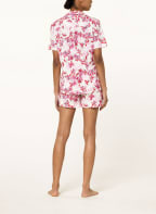 SCHIESSER Shorty pajamas VALENTINE, Color: CREAM/ PINK/ DARK RED (Image 1)
