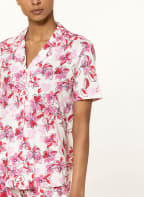 SCHIESSER Shorty pajamas VALENTINE, Color: CREAM/ PINK/ DARK RED (Image 1)