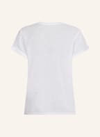 TOMMY HILFIGER T-shirt with linen, Color: WHITE (Image 1)