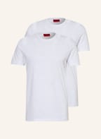 HUGO 2-pack T-shirts, Color: WHITE (Image 1)