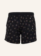 BOSS Badeshorts WHITE SHARK, Farbe: SCHWARZ/ BRAUN (Bild 1)