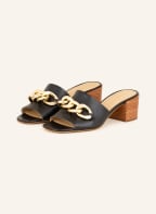 MICHAEL KORS Mules SCARLETT, Color: BROWN/ BLACK/ GOLD (Image 1)