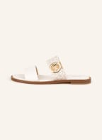 MICHAEL KORS Pantoletten SUMMER, Farbe: CREME/ COGNAC (Bild 1)