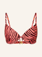 MARIE JO Push-up-Bikini-Top ZARAGOZA, Farbe: LACHS/ DUNKELBRAUN (Bild 1)