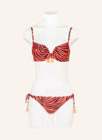 MARIE JO Bügel-Bikini-Top ZARAGOZA , Farbe: DUNKELBRAUN/ LACHS (Bild 1)