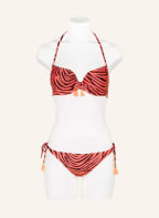 MARIE JO Bügel-Bikini-Top ZARAGOZA , Farbe: DUNKELBRAUN/ LACHS (Bild 1)