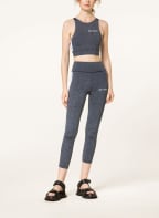 Palm Angels Cropped-Top, Farbe: GRAU/ DUNKELBLAU (Bild 1)