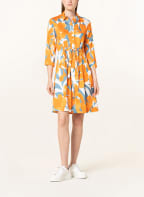 FFC Kleid mit 3/4-Arm, Farbe: ORANGE/ WEISS/ BLAUGRAU (Bild 1)