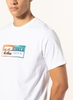 BILLABONG T-shirt INVERSED, Color: WHITE/ GREEN/ ORANGE (Image 1)