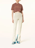 Off-White Cropped-Shirt, Farbe: BRAUN (Bild 1)