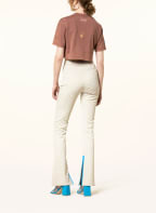 Off-White Cropped-Shirt, Farbe: BRAUN (Bild 1)