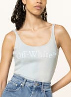Off-White Top, Farbe: HELLBLAU (Bild 1)