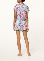LAUREN RALPH LAUREN Shorty pajamas, Color: LIGHT BLUE/ LIGHT RED/ WHITE (Image 1)